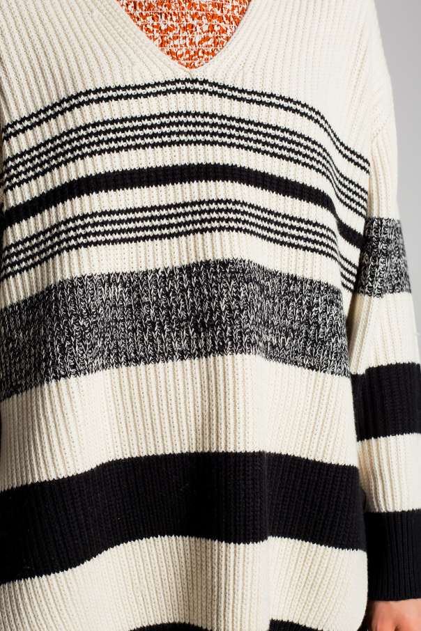 GenesinlifeShops Japan Striped sweater Proenza Schouler White